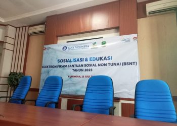 Sosialisasi dan Edukasi Elektronifikasi Bantuan Sosial Non Tunai Tahun 2023