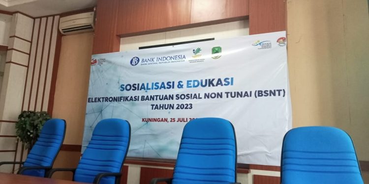 Sosialisasi dan Edukasi Elektronifikasi Bantuan Sosial Non Tunai Tahun 2023